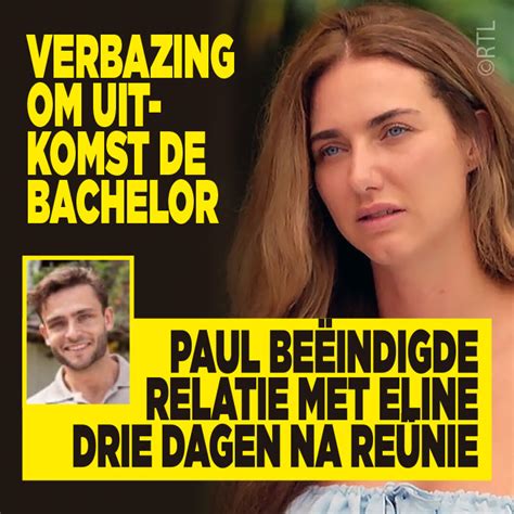 Verbazing om uitkomst De Bachelor: Paul beëindigde .